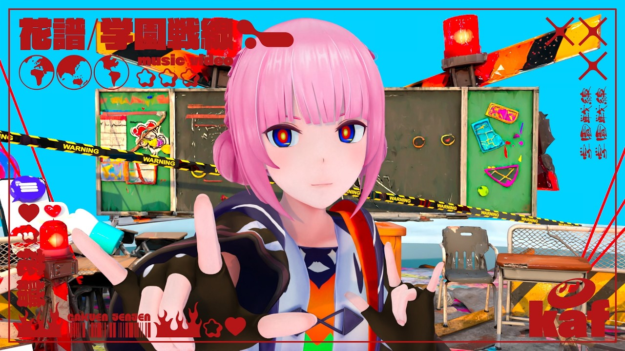 KAF, 花譜, 学園戦線, Gakuen Sensen, 深愛, Shin'ai, Kamitsubaki Studio, Phenomenon Record, Virtual Singer, VTuber, J-Pop, Japanese Music, New Music 2026, V.W.P, KAFU