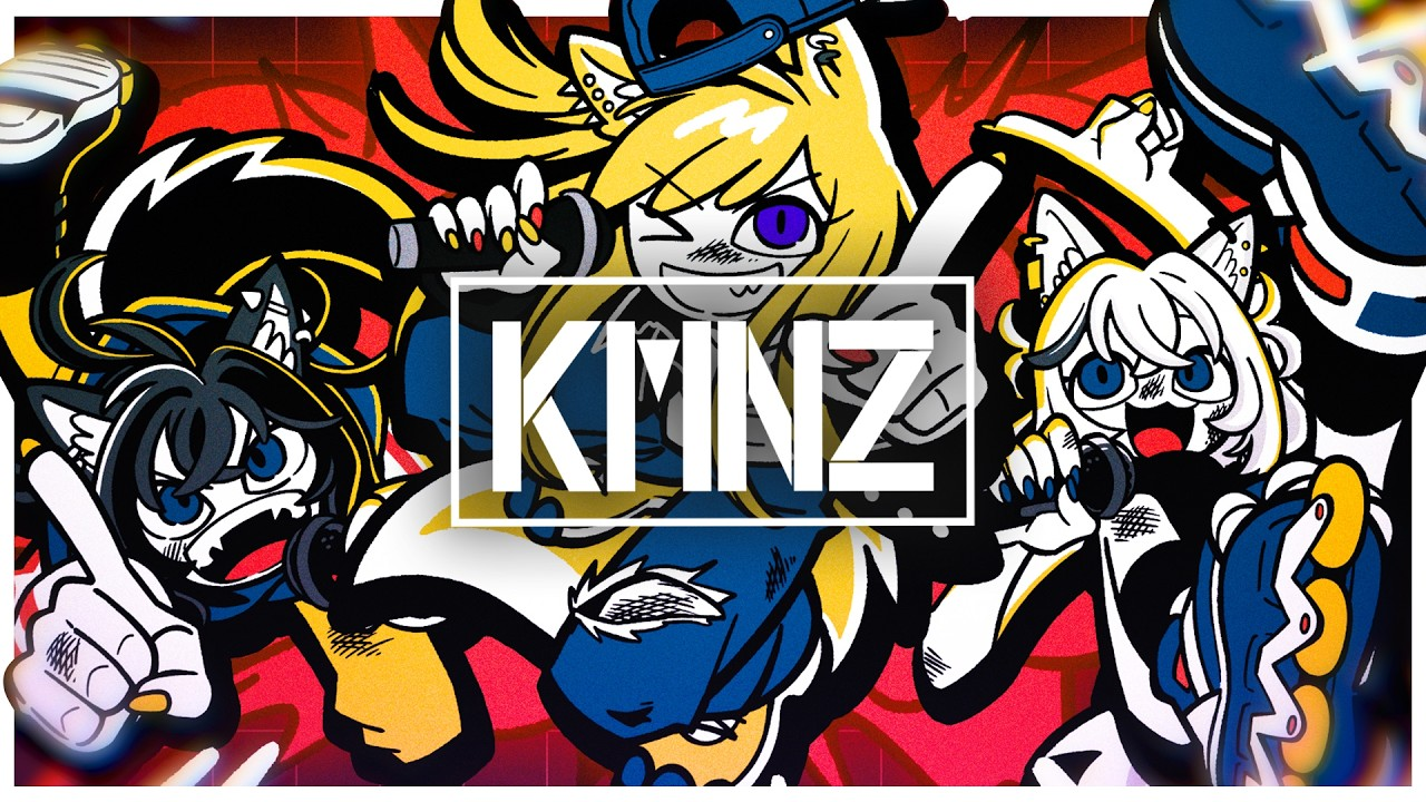 KMNZ, Virtual YouTuber, J-HipHop, VTuber Music, Lita, Liz, Japanese Pop, Virtual Duo, Banger, Official Music Video, KMNEXT, Urban Music, Anime Aesthetic, Electronic, Party Anthem