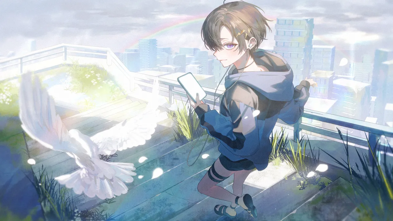 Kanade Izuru, 奏手イヅル, Haru no Himitsu, ハルノヒミツ, HOLOSTARS, hololive production, Haiiro Nemuri, 灰色ねむり, Original Song, VTuber, New Music 2026, Japanese Music, Spring, Anniversary