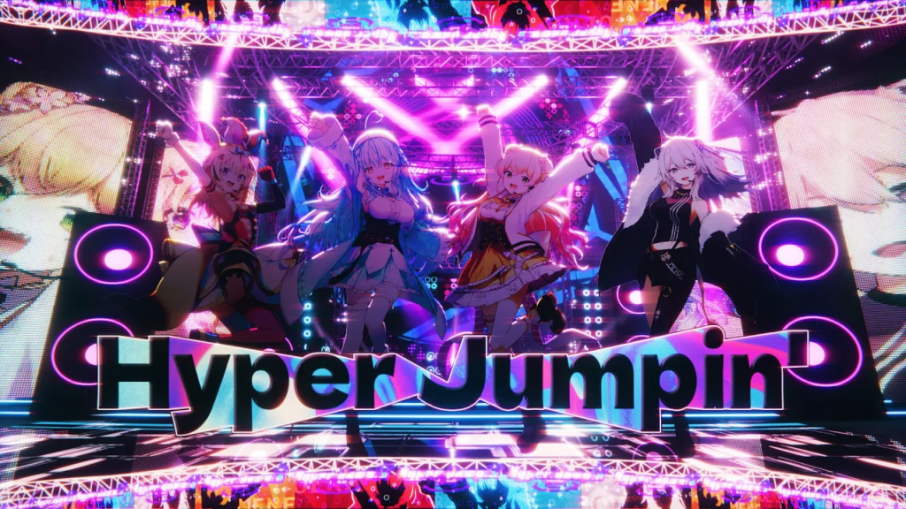 Nepolabo, ねぽらぼ, Momosuzu Nene, Omaru Polka, Yukihana Lamy, Shishiro Botan, hololive, hololive 5th Generation, Hyper Jumpin', Original Song, Anniversary, New Music 2026